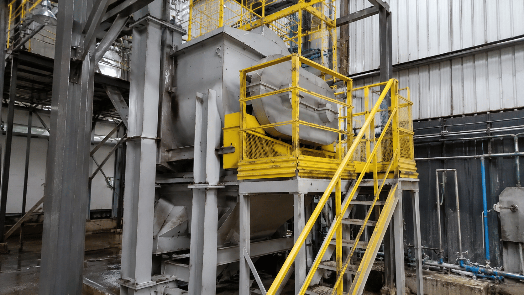 Misturador rotativo retrofit e reengenharia